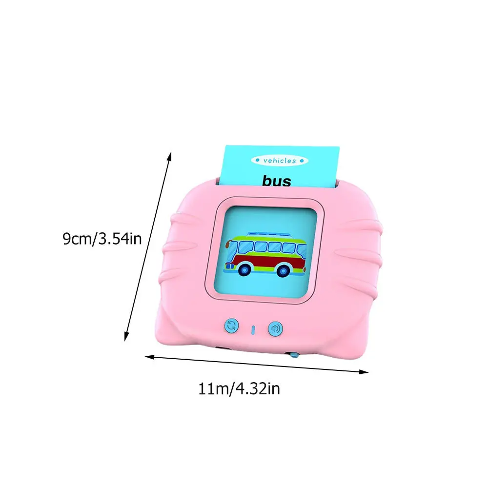 1 مجموعة 1 مجموعة بطاقات التعلم الإنجليزية للأطفال آلة التعليم المبكر لمحو الأمية متعة لعبة الكلمات تعلم العرض اللعب المحمولة #3