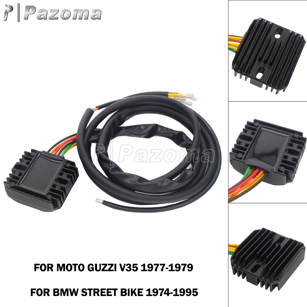 Regulador Rectificador de Motocicleta, Conector de Enchufe para Moto Guzzi V35 1977-79, BMW Street Bike R80 R100 1974-1995