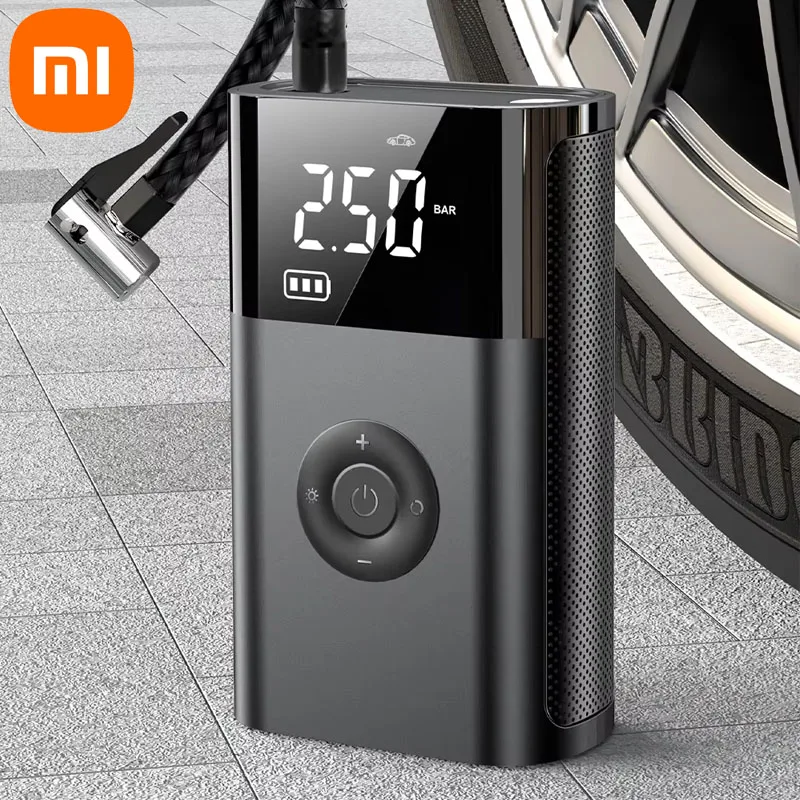 Xiaomi Pompa di Aria Elettrica Portatile Smart RC 12V 150PSI Gonfiatore di Pneumatici per Auto Per Moto Bicicletta Pneumatico Pompa di Riempimento