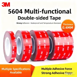 3M Extra Strong Double Sided Tape Adhesive 5604 3m Long 0.4mm Thick for Car Home Industry Special Strong Double-Sided Tape