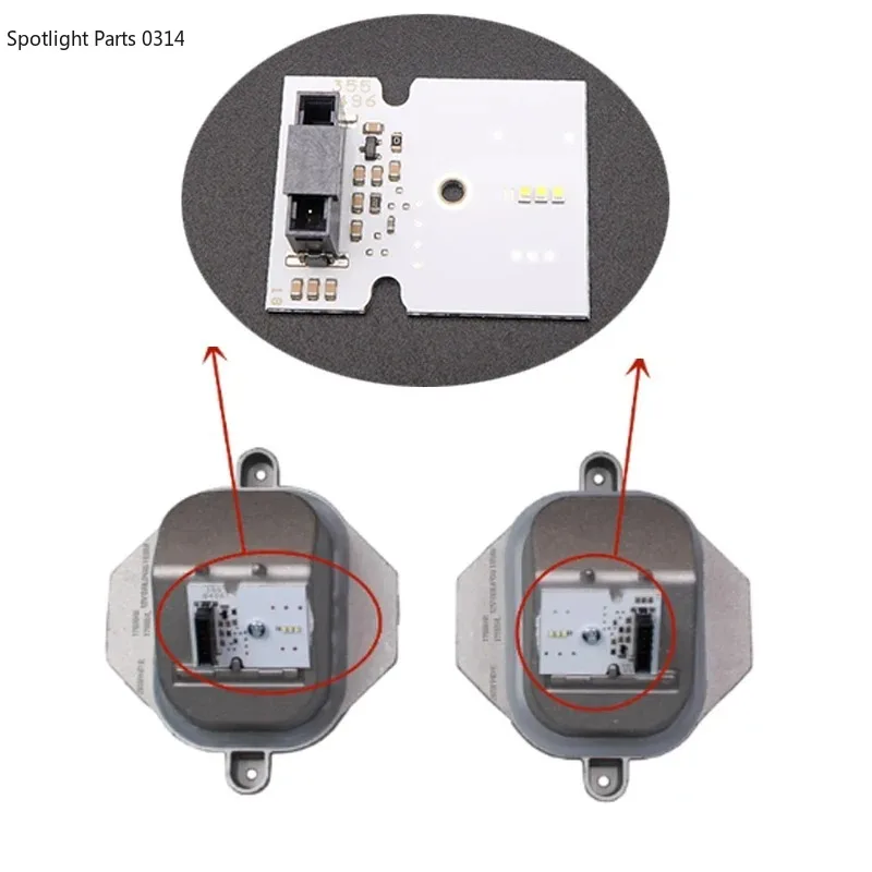 

For 2016-2018 Audi Q3 xenon headlight LED angel eye module daytime running light chip light source board