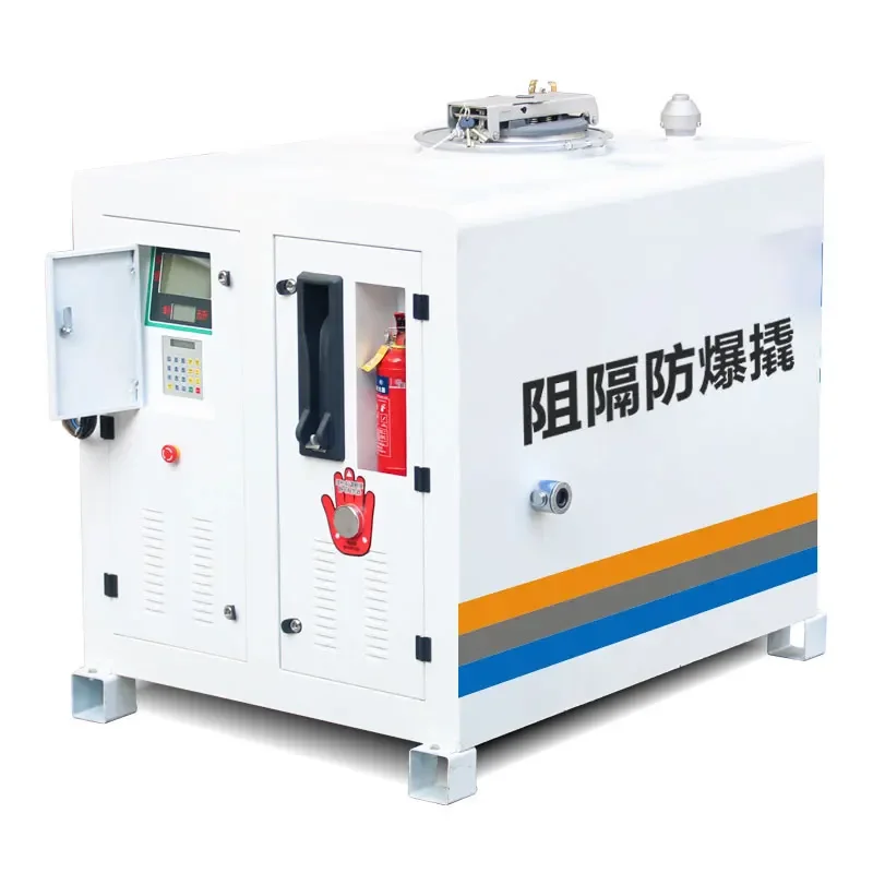 Skid-mounted tanker, skid-mounted gas station, diesel equipment integrated methanol tank