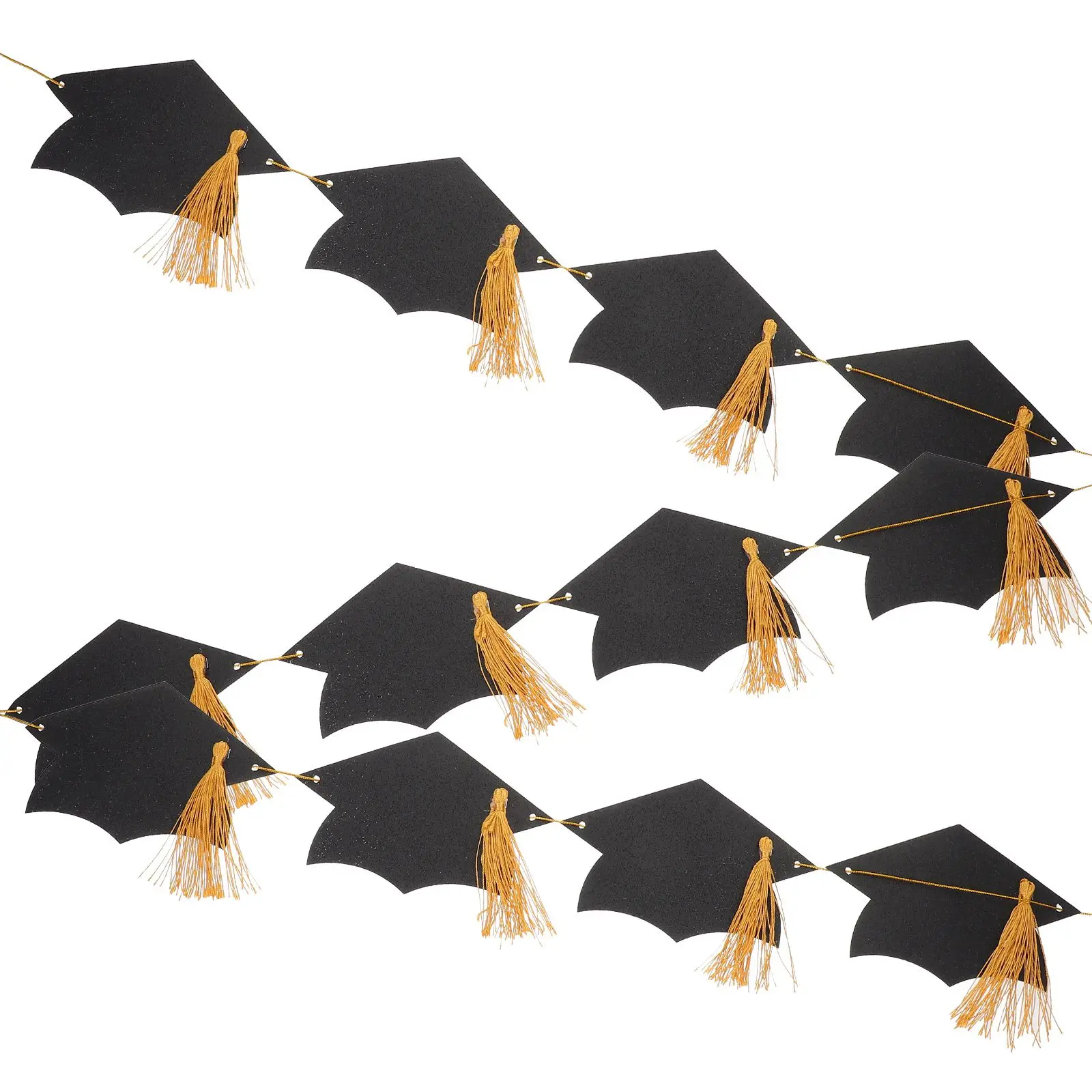 

Tassel Doctor Graduation Decorations Black Tassel Garland Party Supplies Congrats Graduation Party Yard Banner Favor Banner 2023
