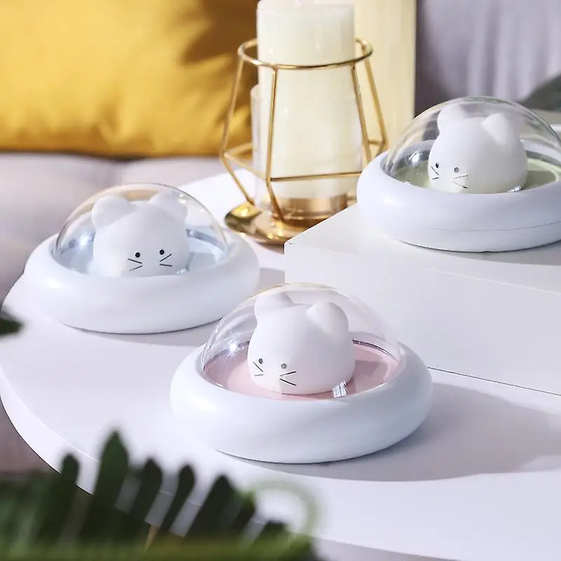 Space Mouse Tap Night Light Creative Gift Led Fashion Cute Smart Home Bedside Baby Charging Table USB Rechargeable Bed Sleeping