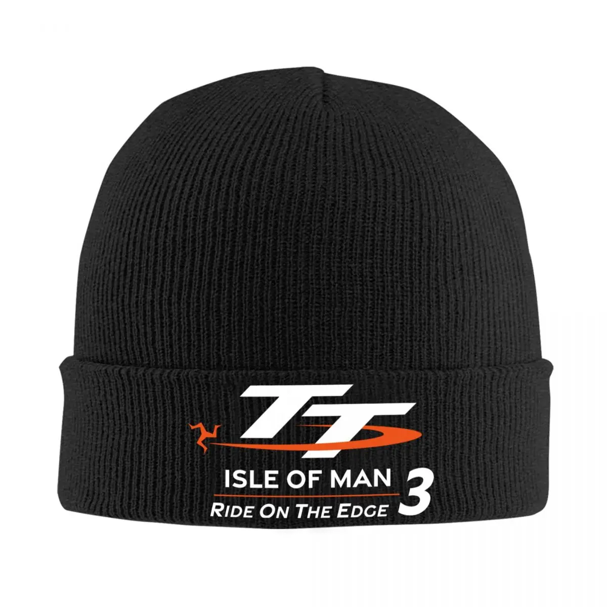 TT3 Isle Of Man TT motocyklowy wyścigowy akcesoria czapka z ciepłą dzianinową z żeberka dla Unisex czapki z dzianiny czapek czapek