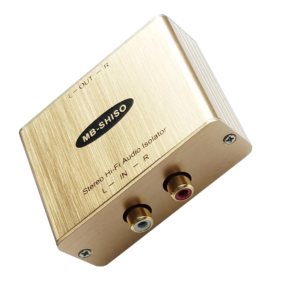 Stereo-Audio-Hum-Eliminator, Audio-Rauschunterdrückung, Anti-Hum-Sound-Rauschfilter für klaren Klang, Plug & Play