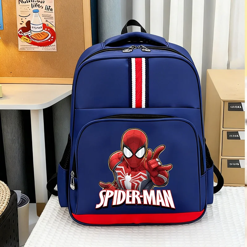 Nueva Mochila Spider-Man Marvels, Mochila Escolar para Adolescentes, Mochila de Dibujos Animados, Mochila de Moda, Mochila para Estudiantes, Mochilas para Hombre, Regalo