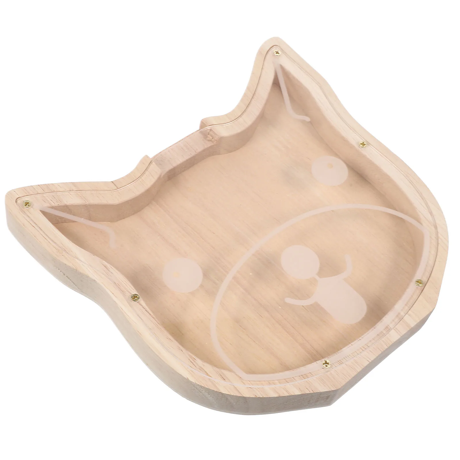 Salvadanaio zodiacale cartone animato Salvadanaio animale in legno di grande capacità per salvadanaio per bambini Barattolo di risparmio decorativo regalo