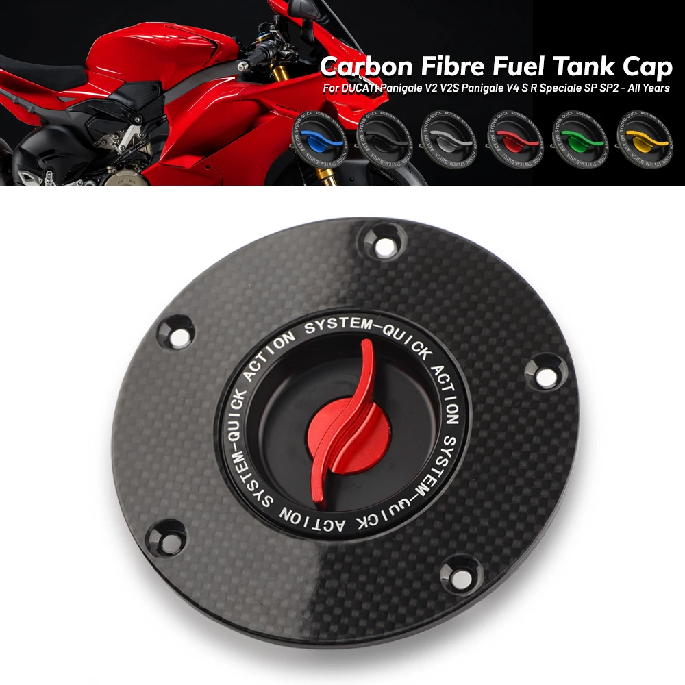 

Быстросъемные топливные колпачки из углеродного волокна для DUCATI Panigale V4 / V4S / V4R / Speciale / V4 SP / V4 SP2 — все годы Panigale V2 V2S
