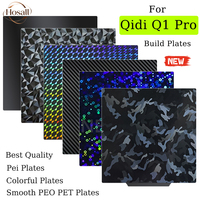 For QIDI Q1 Pro Build Plate Flexible Smooth PEO PET Holographic For QIDI Q1 Pro Bed Excellent Adhesion Qidi Q1 Pro Accessories