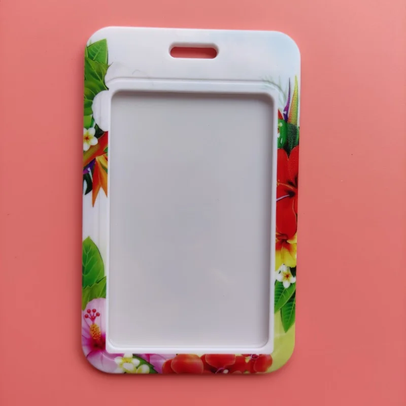 Colibrí con identificación de nombre para mujer, funda con insignia de negocios, marco de ABS, funda para empleado, cordón para estudiante, tarjetero