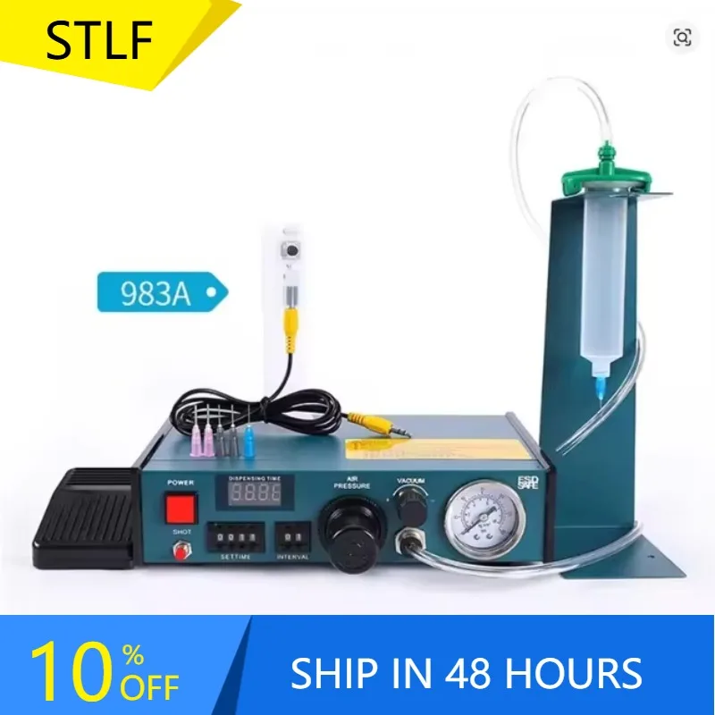 

STLFWilldone 983A Automatic Dispensing Machine Epoxy Resin Semi-Automatic Liquid Glue Machine Manual Pedal Dispenser