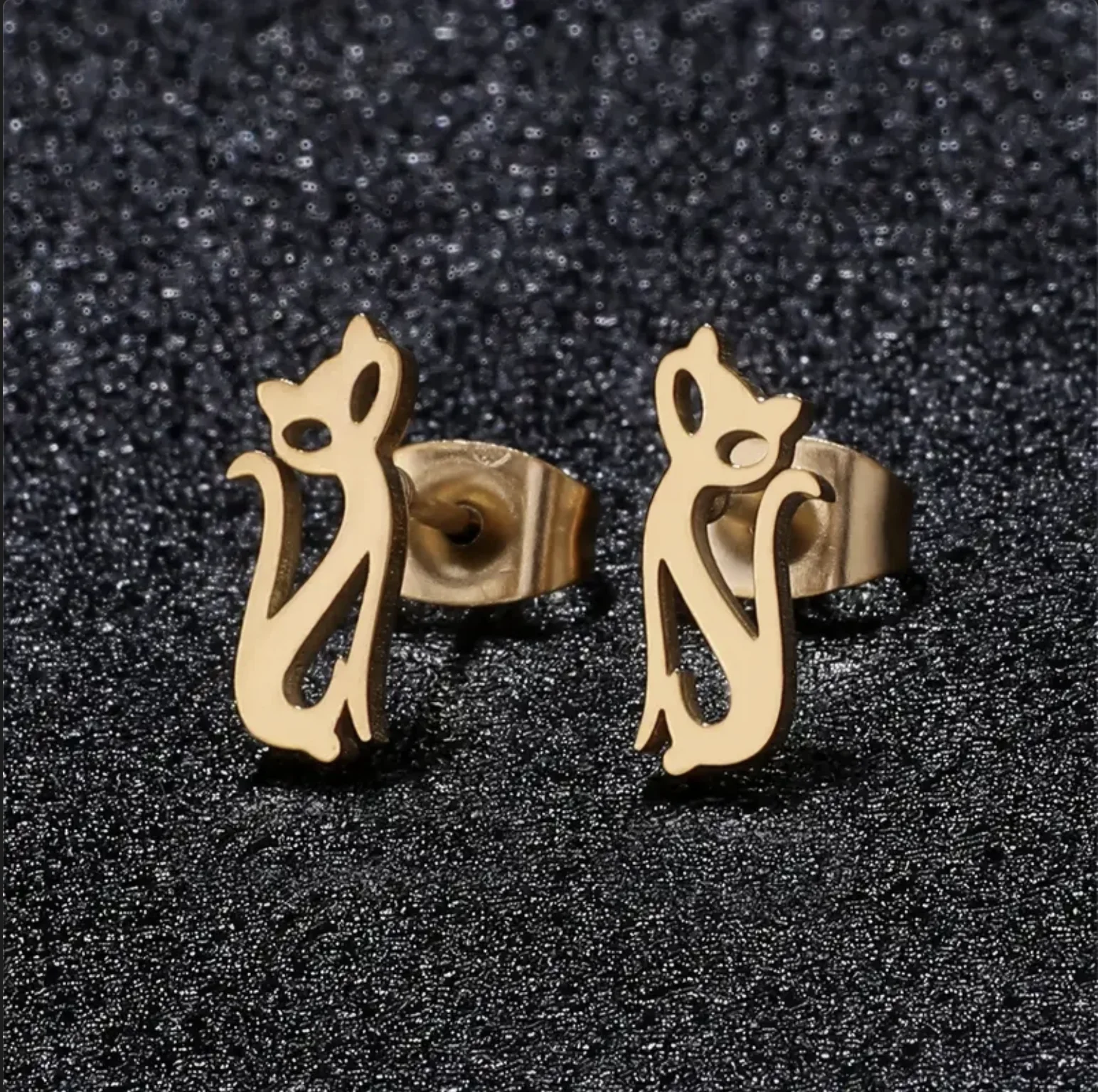 

Set Of Adorable Fox Shaped Stud Earrings Elegant Leisure Style For Women Girls Daily Wear Lightweight Female Ear Decor