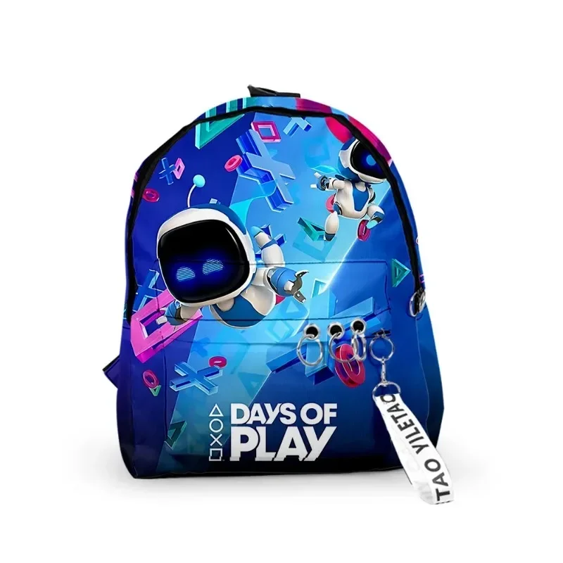 

New Cartoon Astros Bots Peripherals Backpacks Shoulder Bag Pencil Case Pupil Large Capacity School Bags