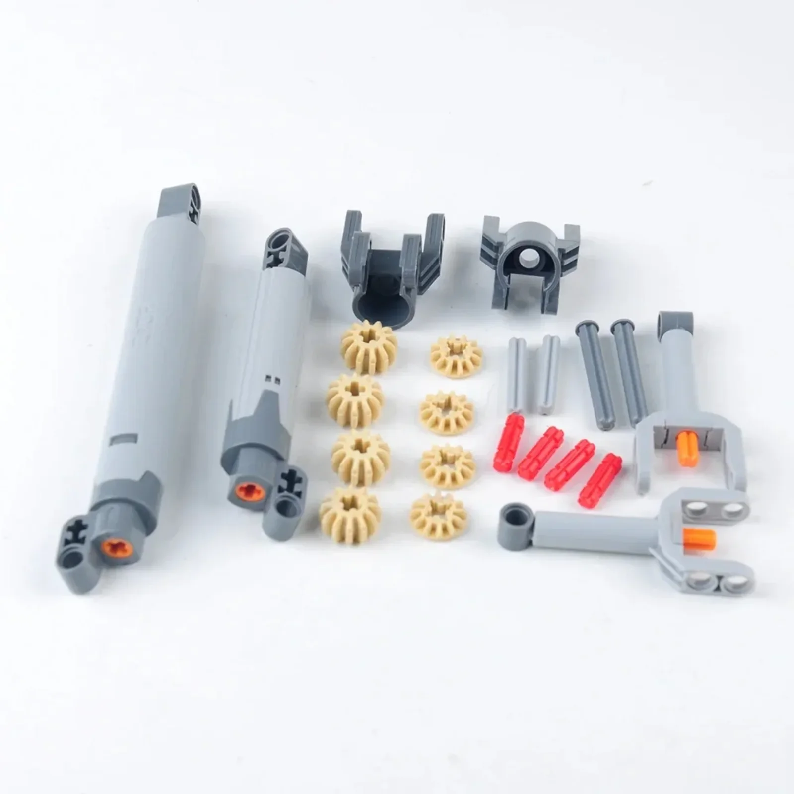 22PCS MOC Building Blocks Technical Kit with Telescopic Rods STEM Educational Toy for Kids