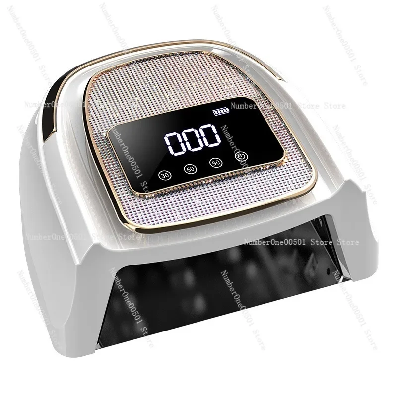 Metallic Paint Inner Chamber Nail Light Therapy Lamp with Smart Sensor & Rechargeable Design