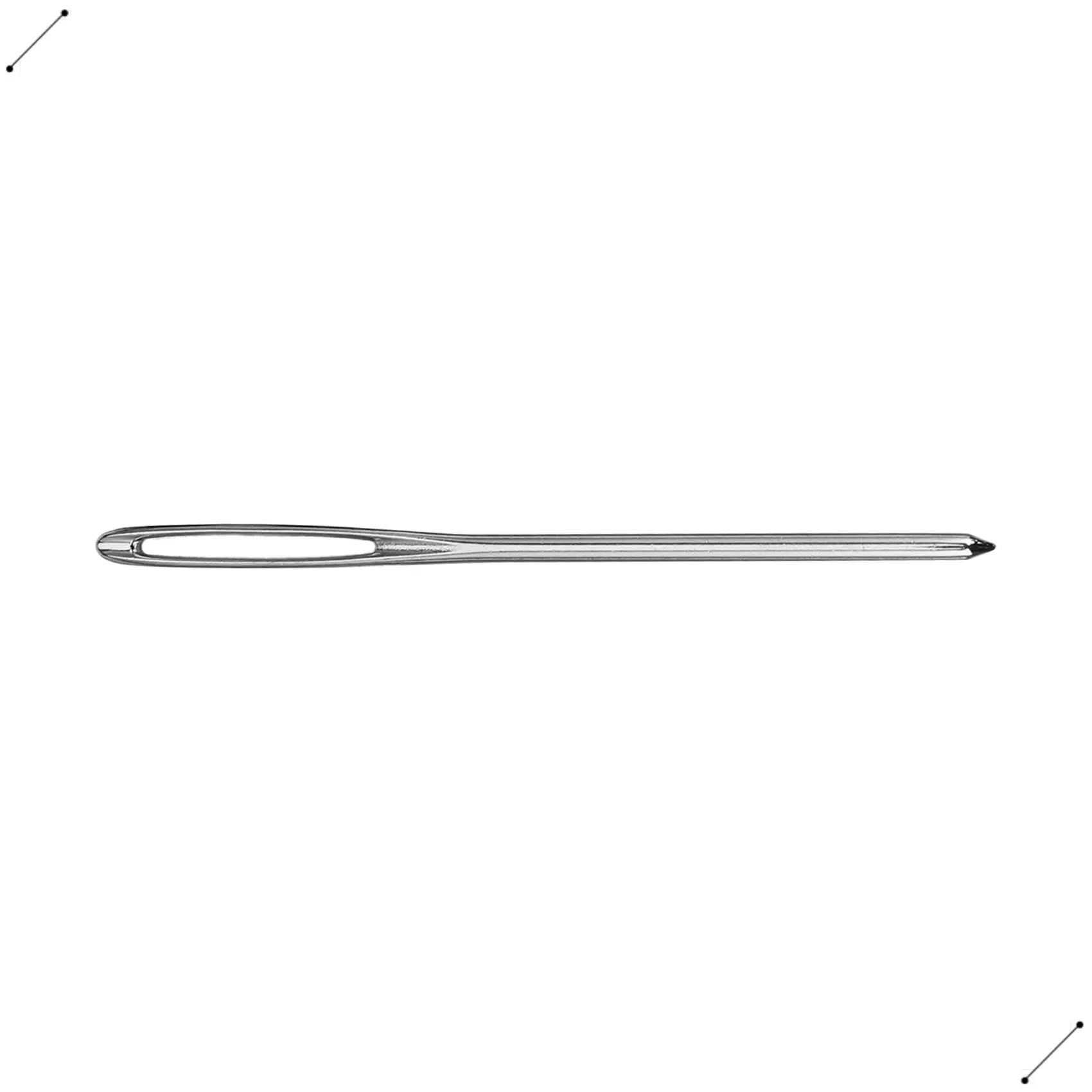 12 Pieces Blunt Needles Large-Eye Needles Steel Knitting Needles Sewing Tools With Clear Bottle, 3 Sizes