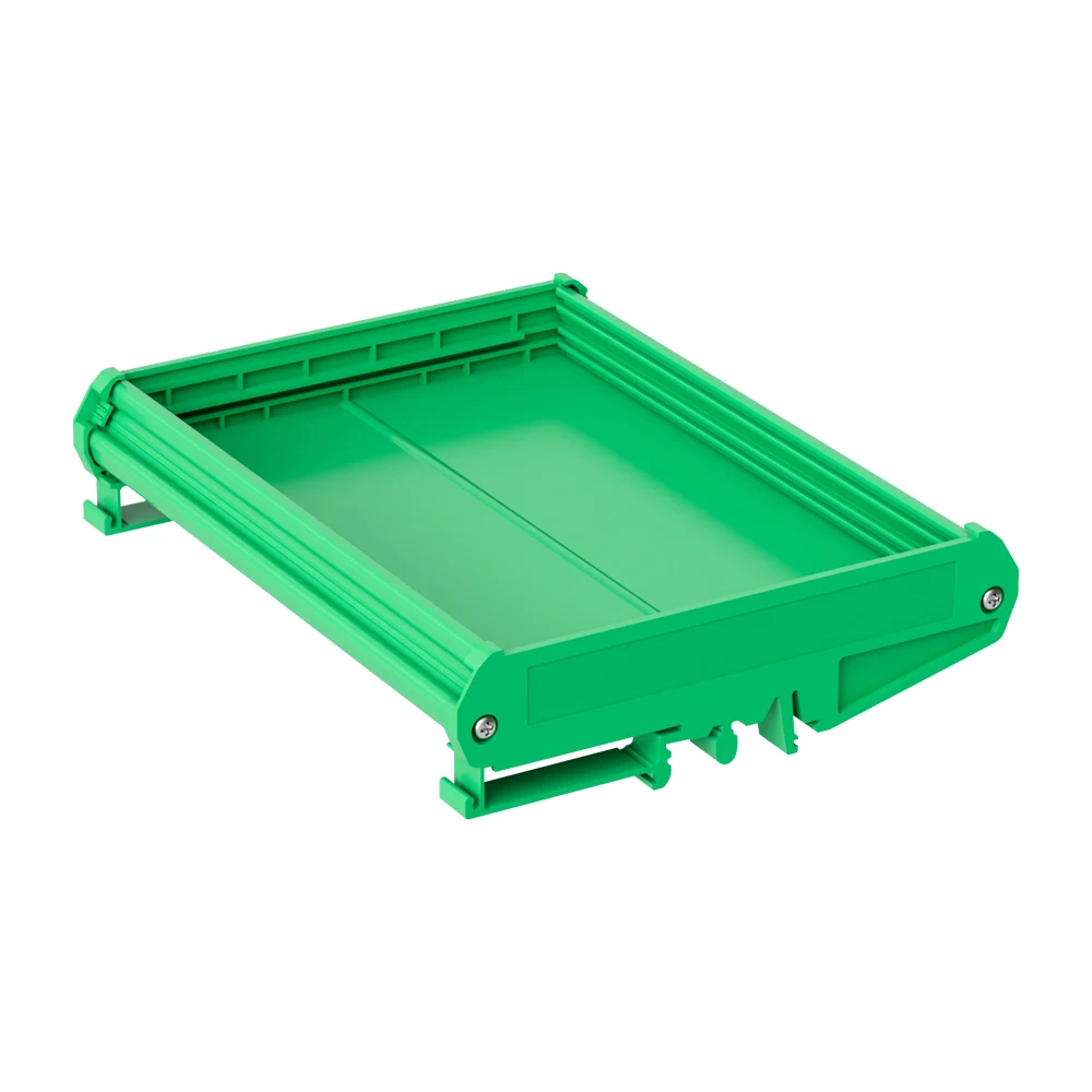 Customizable UM122 Double-Deck Module Bracket—DIN 35 Standard Rail-Mounted PCB Backplane Housing Support