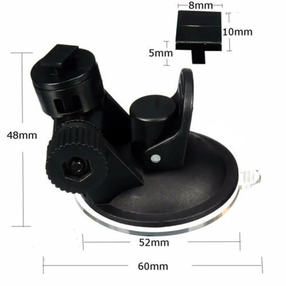 Car Driving Video Recorder Suction Cup Mount T-Type Camera Mount Bracket Holder Stand For DVR Dashboard Windshield Suction Cup