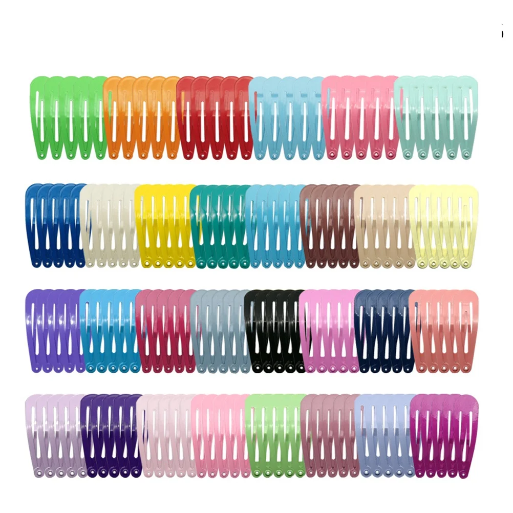 

100pcs Water Drop Hair Clips Girls Star Hairpin Baby European American Wedding Party Daily Life Christmas Gifts