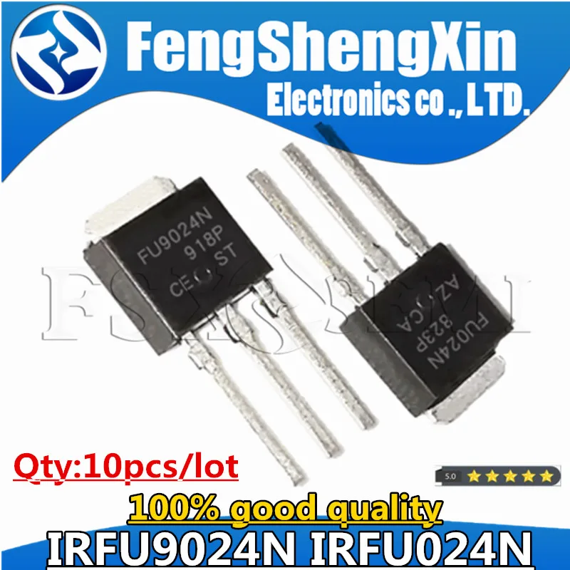 10PCS IRFU9024 TO-251 IRFU9024N IRFU9024NPBF FU9024N IRFU024N FU024N IRFU024 TO251 MOSFET transistor