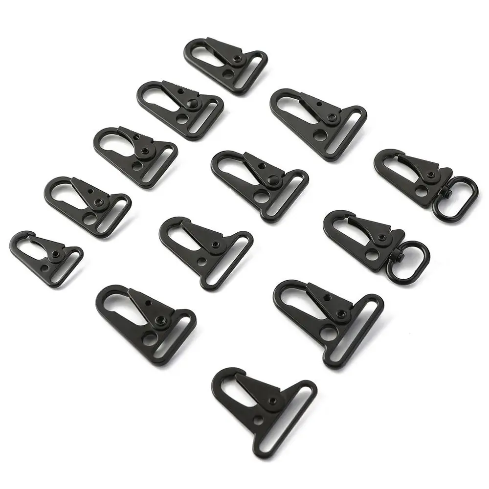 5pcs Aluminum Alloy Eagle Mouth Replacement Hook Belt Carabiner Strap Buckle Outdoor Hanging Carabiner Clips Climbing Tool