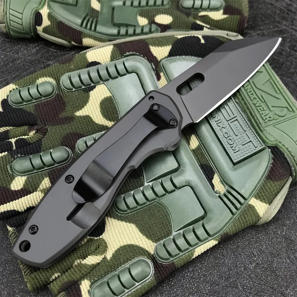 BK DA103 Tactical Folding Knife 440 Blade All Steel Handle Outdoor Camping Hunting Knives Survival Self Defense EDC Tools