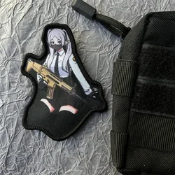 Parche táctico anime con velcro para mochila
