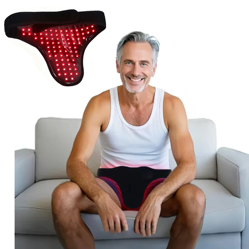 

LED Red Light Therapy for Male Wellness Prostate Therapy Device,660nm&850nm Near Infrared Light Therapy Pad USB Charging