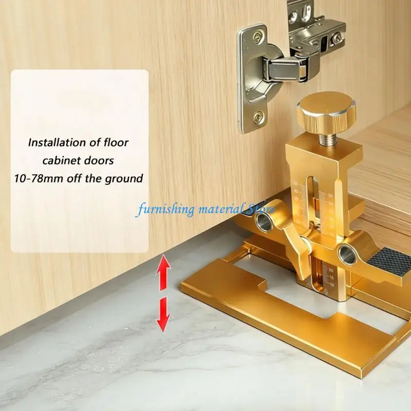 Y5GD Multifunctional Ergonomic Adjustable Cabinet Door Mounting Aid For Overhead And Base Unit Alignment Fast Accurate Setup