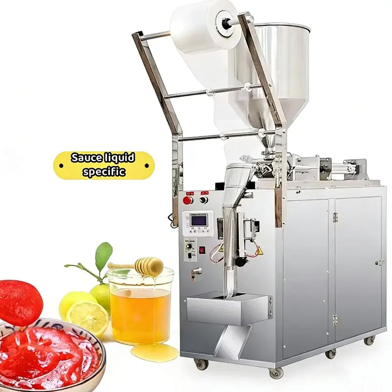 

Liquid packaging machine fully automatic quantitative filling machine beverage filling machine soy sauce sealing machine