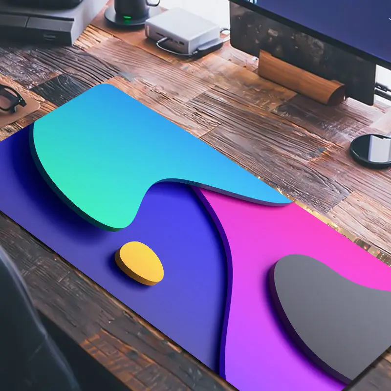 3D Line Creative Gaming Mouse Pad Mousepad Gamer Desk Mat grande tastiera Pad grande tappeto Computer Table Surface per accessori