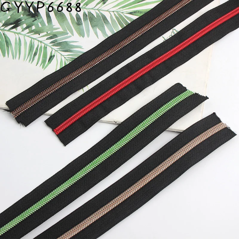 30-100 Yards 32mm Invisible Teeth Zippers Nylon Coil Zippers For Tailor Craft Bulk Zippers Pull Charms DIY Accessories 13 Colors