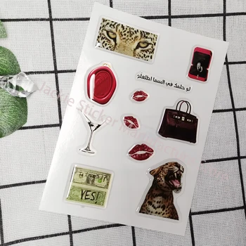 custodia per telefono personale cupola adesivo epossidico resina siliconica etichetta per iPad popolare gel di cristallo decorativo logo gelatina simpatiche forme di vetro DlY