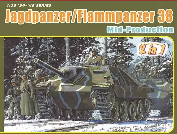 

DRAGON 6845 1/35 JAGDPANZER/FLAMMPANZER 38 MID PRODUCTION MODEL KIT