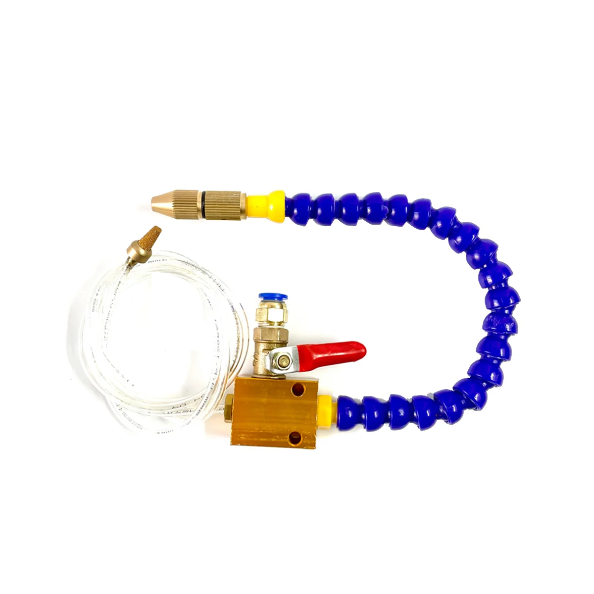 Spruzzatore di raffreddamento sistema di spruzzatura di lubrificazione A nebbia per tornio per tubi d'aria da 8Mm trapano per incisione macchina utensile con connettore A