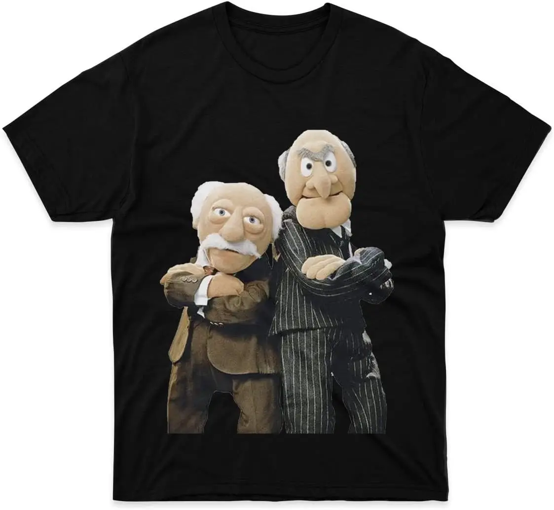 T-Shirt Statler Cotton and Shirt Waldorf Tee Unisex Graphic T Shirts Short Sleeve Top for Teen Girls Boys,