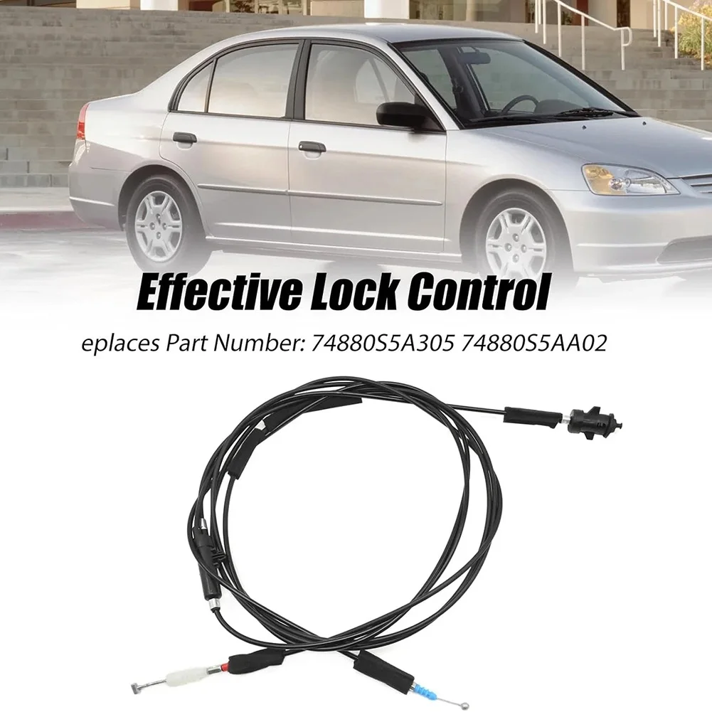 Cable de liberación de la puerta del depósito de combustible para Honda Civic 2001-2005 1.3/1.7L 4880-S5A-A02, 74880 S5A 305, 74880S5A305, 74880-S5A