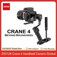 ZHIYUN Crane 4 3-Axis Handheld Camera Gimbal Stabilizer Portrait Shooting for Sony Nikon Canon DSLR Camera Outdoor Video Record