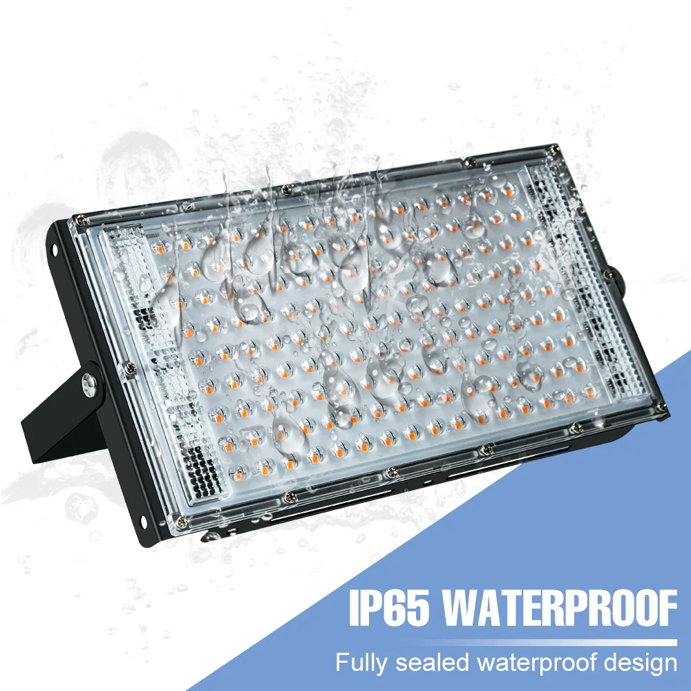 LED Plant Grow Light Full Spectrum Flower Seeds Vegetable Indoor Greenhouse Hydroponic Cultivation Growth Lamp 25W 50W 100W 200W