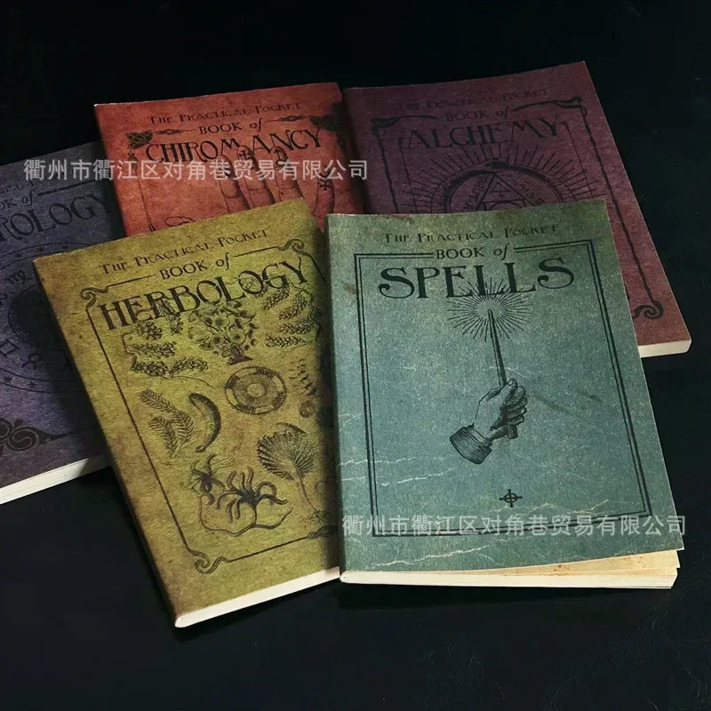 Harries Potters Movie Peripherals Magic Spell List Book Hogwarts Spell Manual Gryffindor Student Study Manual Children Gifts