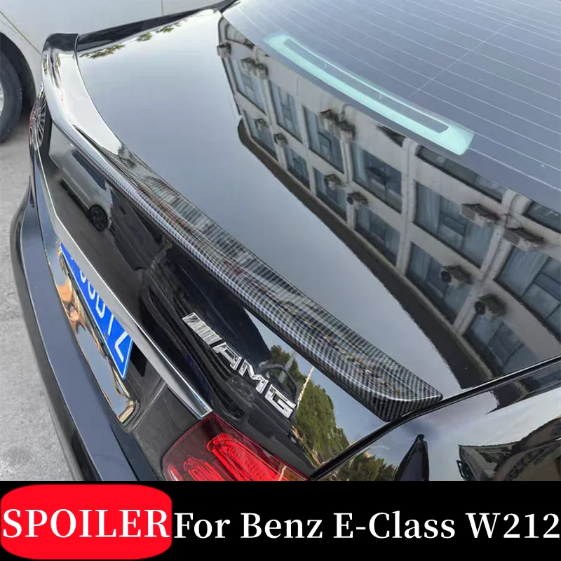

For 2008-2015 Mercedes Benz E-Class W212 E180 E200 E260 E300 E320 Sedan 4 Door Rear Trunk Lid Ducktail Lip Spoiler Wings Part