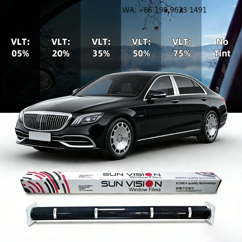 High IR Rejection Car Solar Film UV Stop High Definition Anti-Explosion Privacy Protection Interior Factory Direct Price
