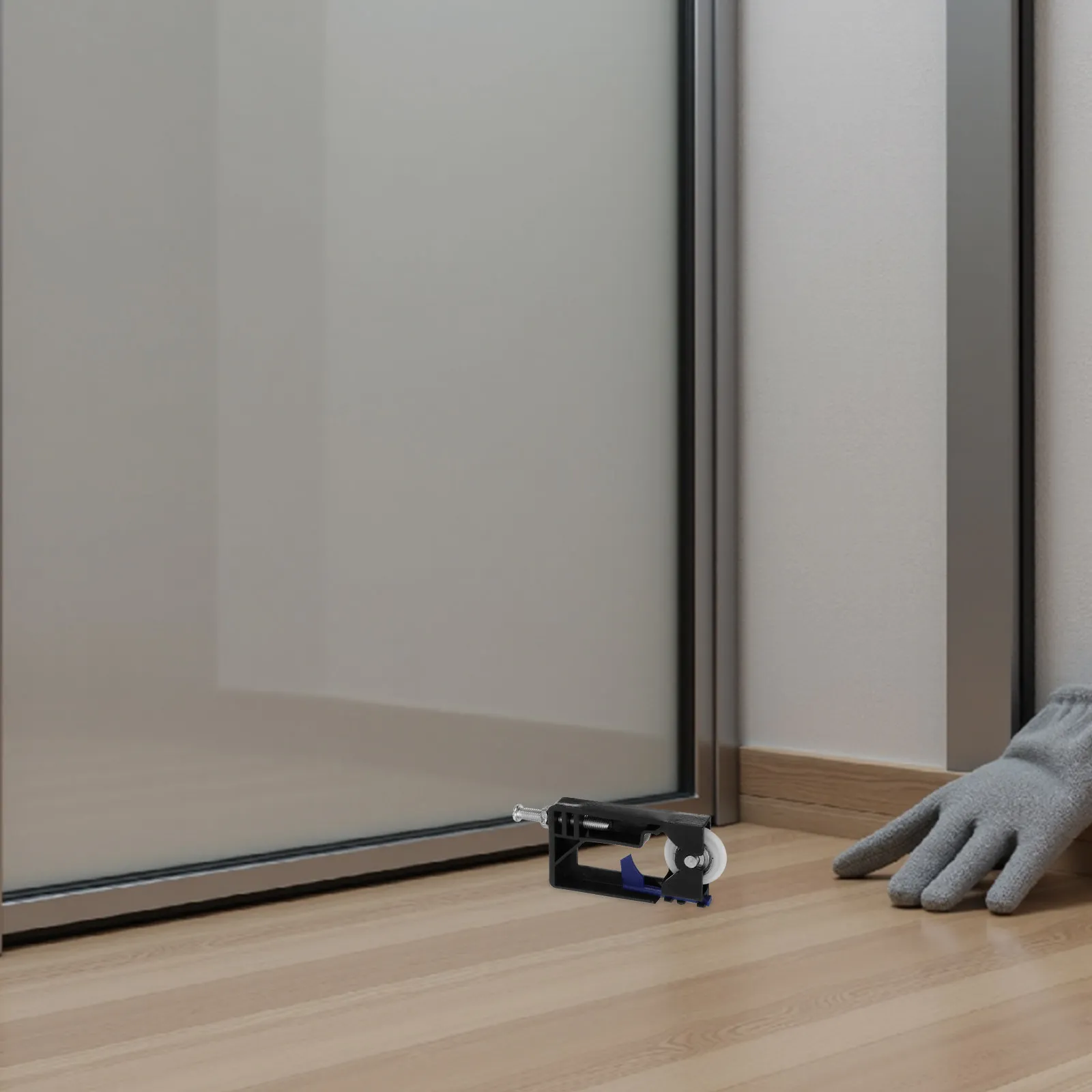 

Комплект из 2 роликов для раздвижных дверей, усиленные нижние колеса, сменные ролики для дверей шкафов и гардеробов, фурнитура