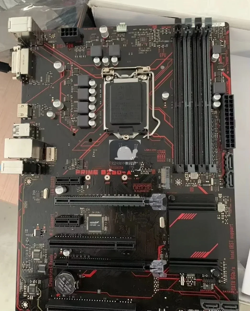 For ASUS PRIME B250-A ASUS B250 big board supports six or seven generations 1151 6700 7700