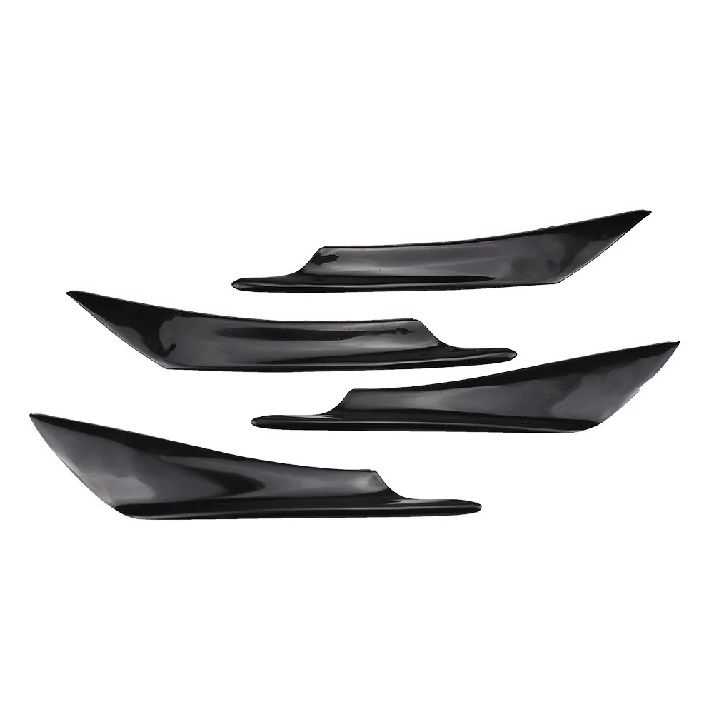 Divisores universales Canards labio alerón lateral delantero alerón Protector de parachoques difusor de ajuste de aire para esti