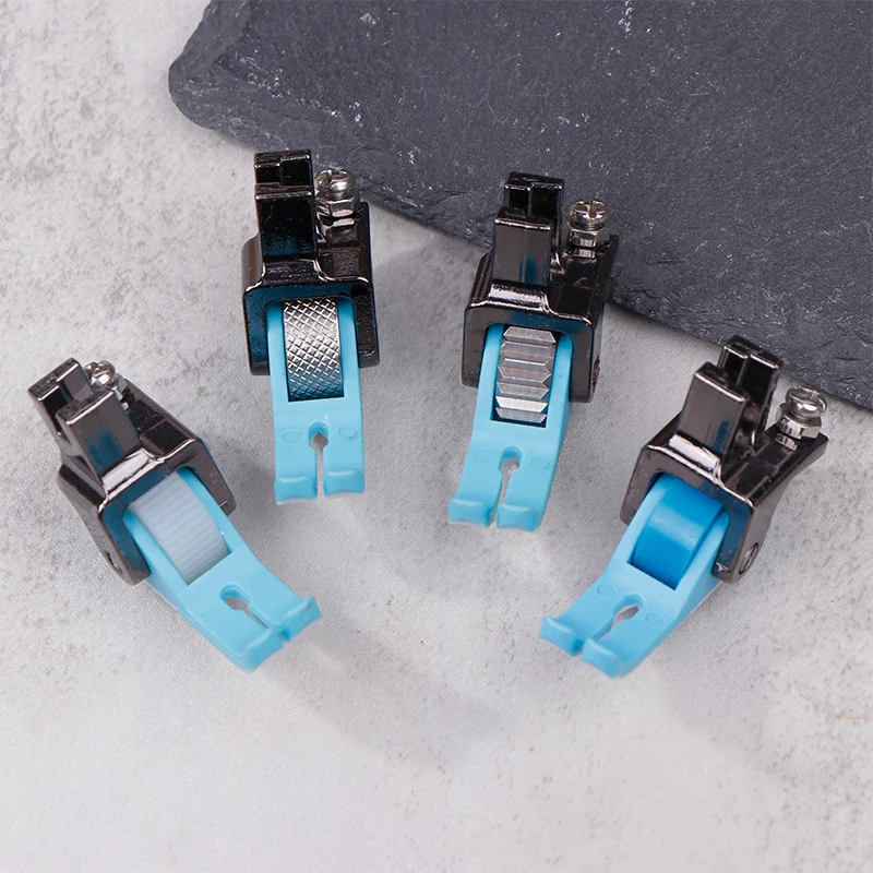 Austauschbarer schmaler Rollen-Nähfuß für industrielle Einnadel-Stepp stich nähmaschinen rad schmaler Rollen-Nähfuß