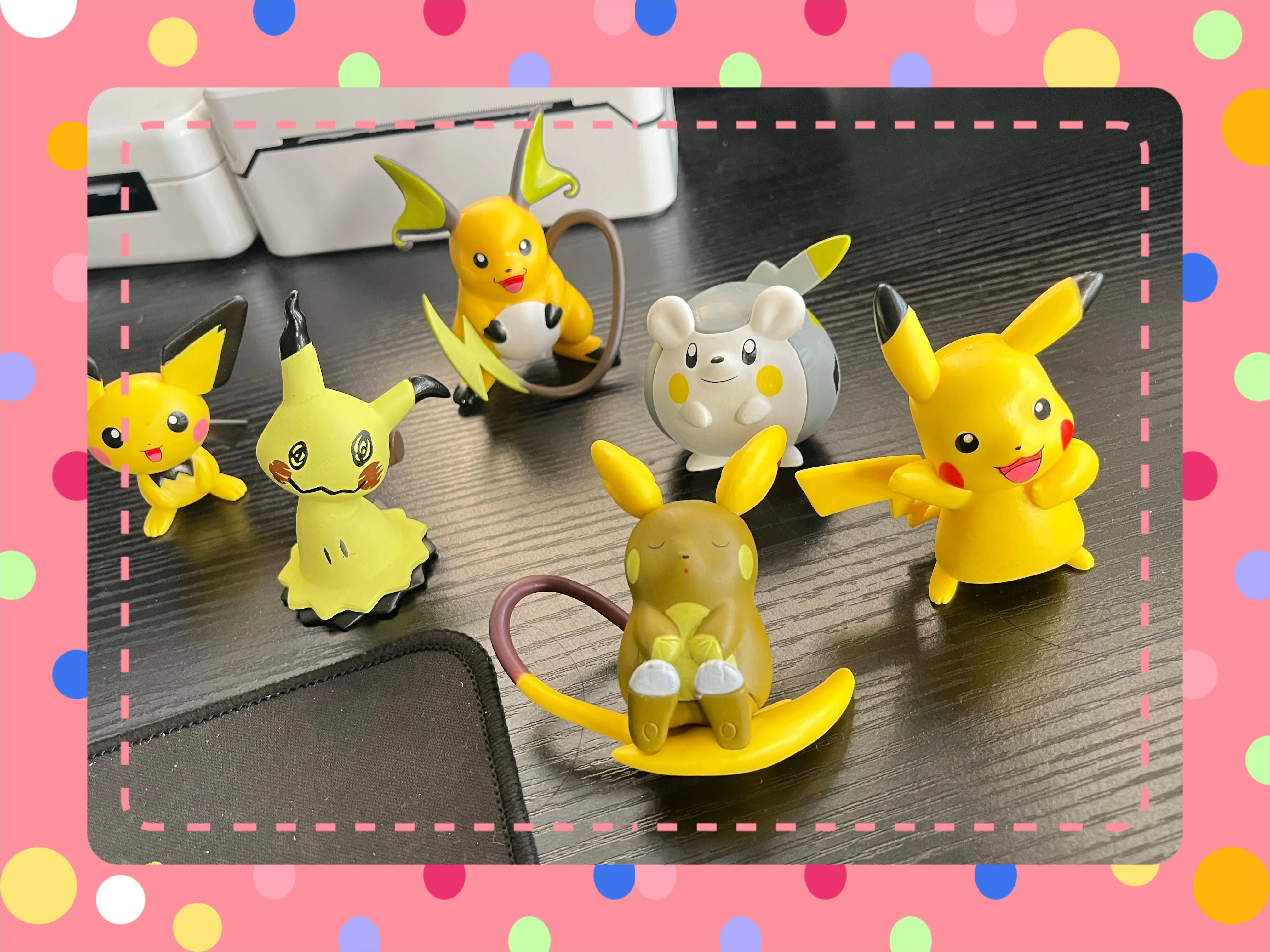 شخصيات البوكيمون أنيمي Kawaii بيكاتشو Pichu Togademaru Alola منطقة Raichu Mimikyu اللعب نموذج جمع الدمى هدية لشخصية أنيمي