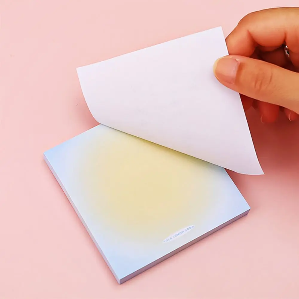 Writing Paper Scrapbooking School Office Supply Stationery Gradient Color Memo Pads Sticky Notes Notebook Bookmark