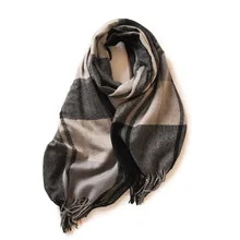 Szalik zimowy dla kobiet Pashmina Shawl Wraps Cashmere Feel Warm Fashion Blanket Scarves